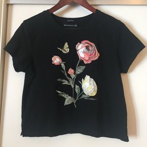 Abercrombie and Fitch Embroidered Top